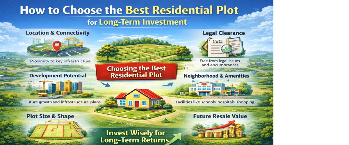 How to Choose the Best Residential Plot for Long-Term Investment
